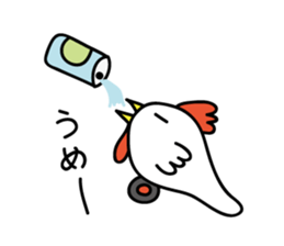 Chicken car Sticker by keimaru sticker #4706165