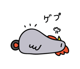 Chicken car Sticker by keimaru sticker #4706167