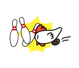 Chicken car Sticker by keimaru sticker #4706171