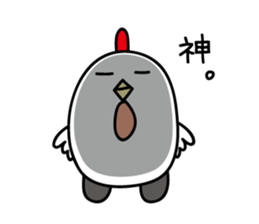 Chicken car Sticker by keimaru sticker #4706175