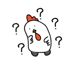 Chicken car Sticker by keimaru sticker #4706178