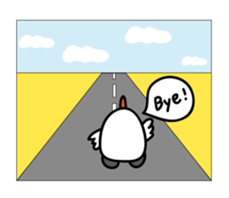 Chicken car Sticker by keimaru sticker #4706188