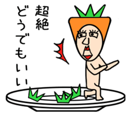 vegetables man sticker sticker #4706533