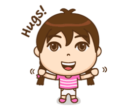 Chibi girl Summer Holidays sticker #4706910
