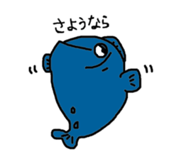 Bun-chan of fish sticker #4707277