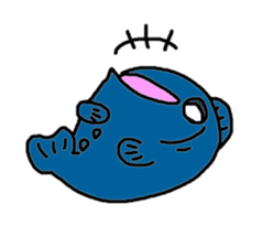 Bun-chan of fish sticker #4707288
