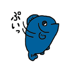 Bun-chan of fish sticker #4707289