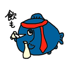Bun-chan of fish sticker #4707292