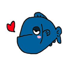 Bun-chan of fish sticker #4707295