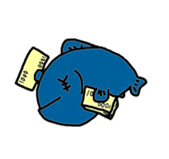 Bun-chan of fish sticker #4707304