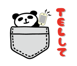 pocket panda sticker by keimaru sticker #4707428