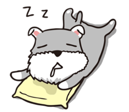 schnauzer's daily life sticker #4707475