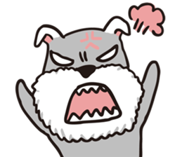 schnauzer's daily life sticker #4707479