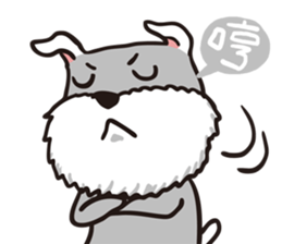 schnauzer's daily life sticker #4707482