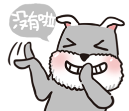 schnauzer's daily life sticker #4707486