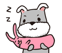 schnauzer's daily life sticker #4707489