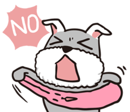 schnauzer's daily life sticker #4707491