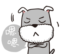 schnauzer's daily life sticker #4707507