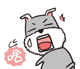 schnauzer's daily life sticker #4707509