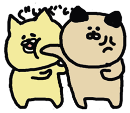 good friend animal's stamp sticker #4707530