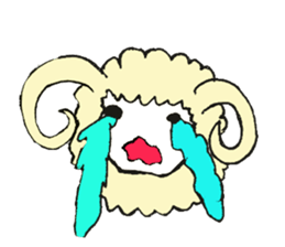 Emotion of Sheep sticker #4708120