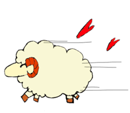 Emotion of Sheep sticker #4708121