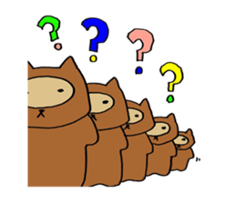 Tanu-P & Usami (raccoon dog & rabbit) sticker #4708417