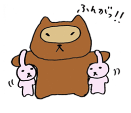 Tanu-P & Usami (raccoon dog & rabbit) sticker #4708425
