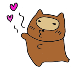 Tanu-P & Usami (raccoon dog & rabbit) sticker #4708427