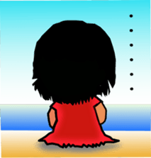 Cool girl sticker #4708574