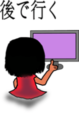 Cool girl sticker #4708591