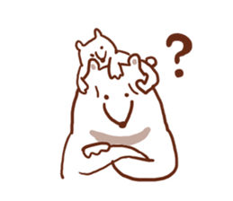 Parent and child of the white bear sticker #4708825