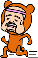 animal series of Mr sato old man sticker #4709112