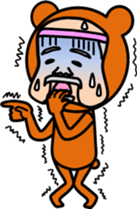 animal series of Mr sato old man sticker #4709114