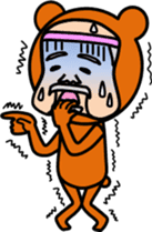 animal series of Mr sato old man sticker #4709114