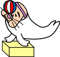 animal series of Mr sato old man sticker #4709116