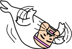 animal series of Mr sato old man sticker #4709119