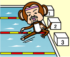 animal series of Mr sato old man sticker #4709120