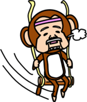 animal series of Mr sato old man sticker #4709122