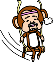 animal series of Mr sato old man sticker #4709122