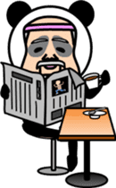 animal series of Mr sato old man sticker #4709124