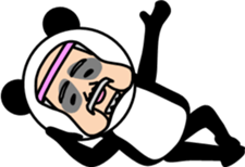 animal series of Mr sato old man sticker #4709125