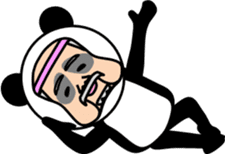 animal series of Mr sato old man sticker #4709125