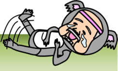 animal series of Mr sato old man sticker #4709129