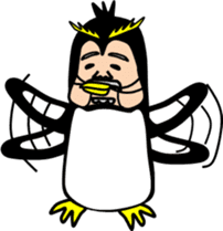 animal series of Mr sato old man sticker #4709133