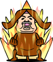 animal series of Mr sato old man sticker #4709137