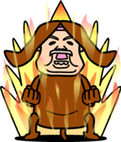 animal series of Mr sato old man sticker #4709137