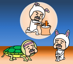 animal series of Mr sato old man sticker #4709140