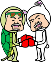 animal series of Mr sato old man sticker #4709143