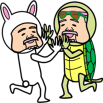 animal series of Mr sato old man sticker #4709144